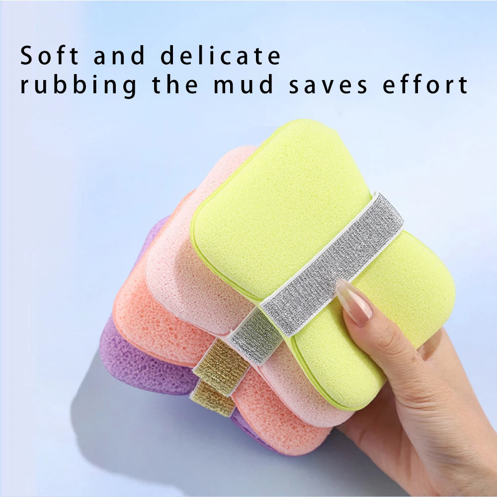 1 pièces éponge savon sac bain nettoyage moussant filet pochette corps exfoliant épurateur éponges salle de bain Nylon savon poche