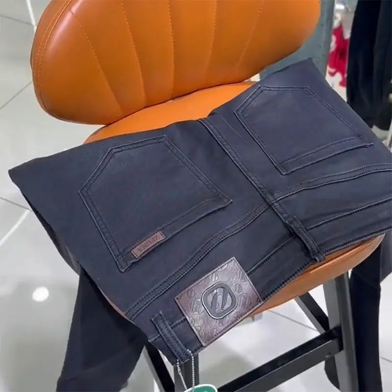 Jeans en denim de style coréen pour hommes, pantalons crayon, streetwear décontracté, gris fumée, petit ami, noir, mince, mode de luxe, vêtements de créateur