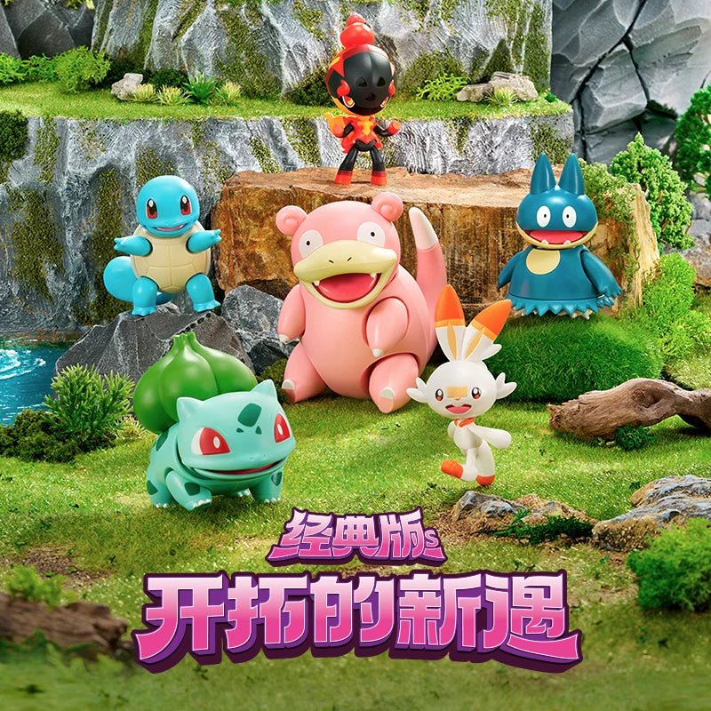 Bloc de construction Pokemon BLOKEES, Pikachu Eevee, écureuil, Charcadet, ronflex, Anime, ornements faits à la main, modèle de jouets, cadeau Surprise, nouvelle collection