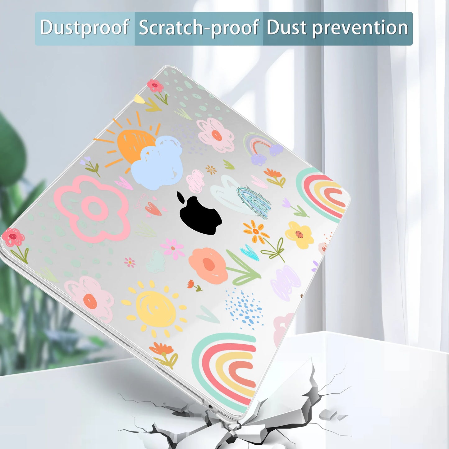 Étui d'été imprimé cristal pour MacBook