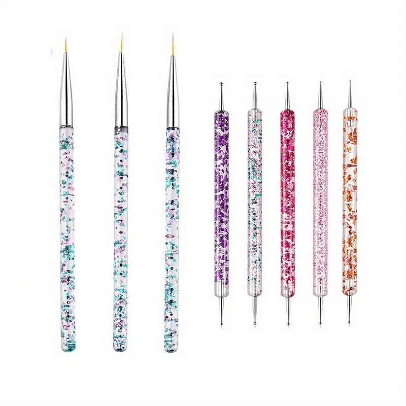 FUMOSIK - 10/15 pièces de pinceaux pour Nail Art