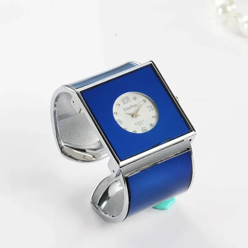 Montre-bracelet à cadran simple pour femme, montres Quart, bracelet de charme élégant, mode décontractée,