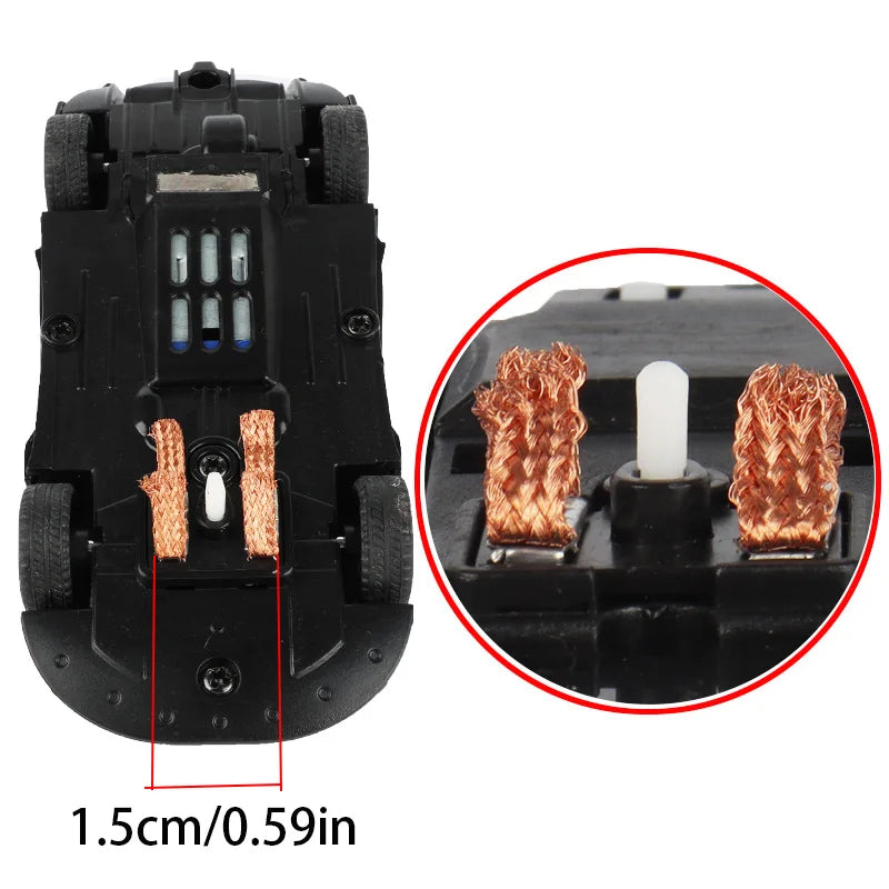 2 pièces Slot voiture jouet Scalextric accessoires ensemble électrique course 1/43 1 43 échelle Go pour Compact Scx RC voie ferrée