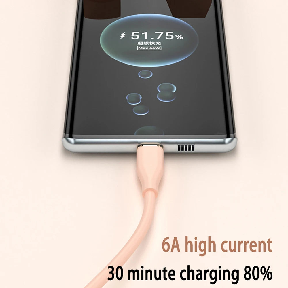 UGOURD câble de charge rapide USB-Type C à C en silicium liquide 66W USB vers C PD 60W 45W 27W