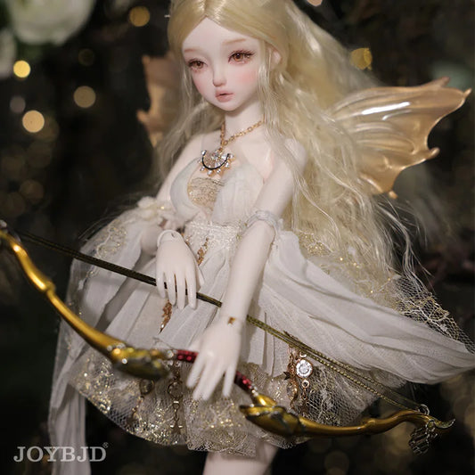 Nette Angel Firefly 1/6 Big Seins Wings Spray, Gradient Gold, Panoramic of Light Elf Archer, BJD Resin Ball Jointed Butter