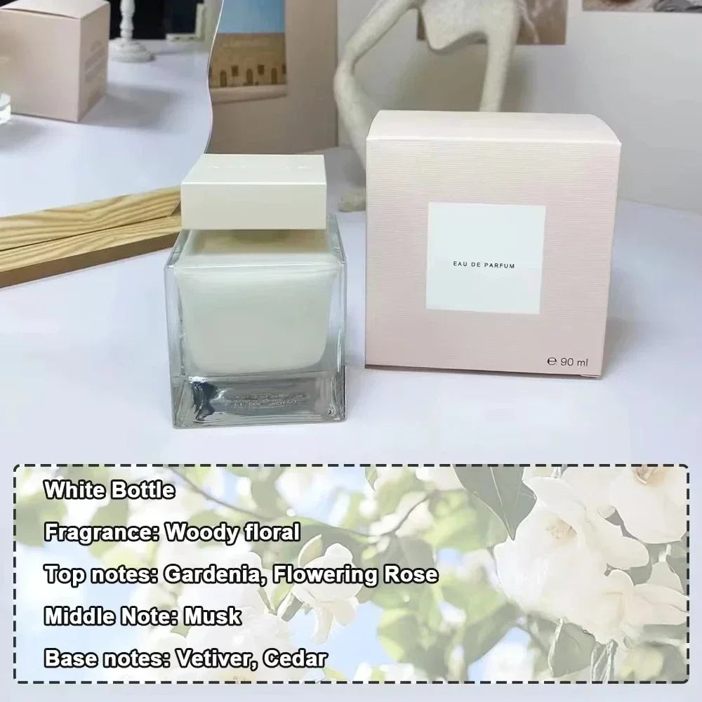 Parfum femme 90ml longue durée Woody Floral Eau De Parfum EDP pur extrait De musc femme Parfum essentiel quotidien cadeau