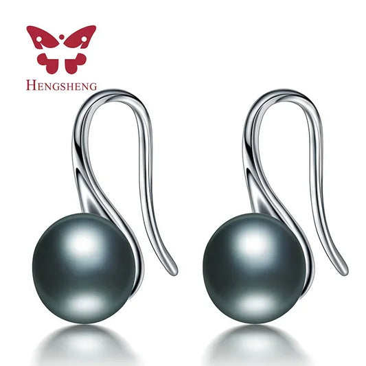 HENGSHENG-Boucles d'Oreilles en Argent 100%