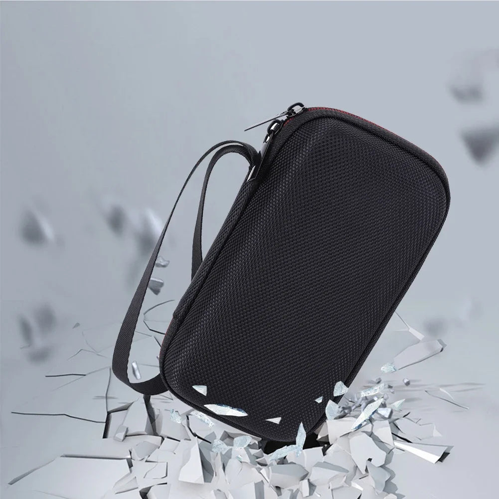 Hard Carrying Case for ANBER Alfred Retro Game Console Travel Storage Holder with SD Card Mesh Bag Portable Bag RG35XX H RG353M