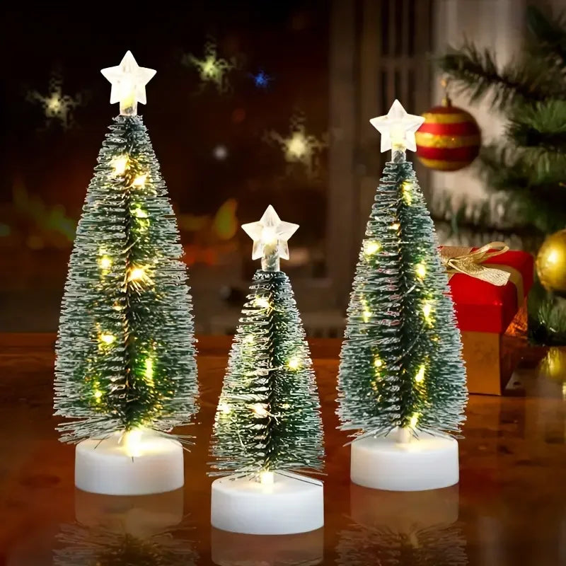 3/5/18 pièces ornements d'arbre de noël en cristal-nouvel an, décorations de fête d'hiver, décorations d'arbre festives, idéal pour noël