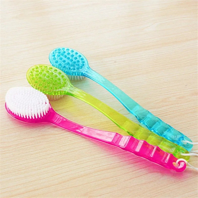 Brosses de nettoyage pour le dos et le corps, douche, brosse de bain, gommage exfoliant à Long manche, masseur de peau, brosse de salle de bain, 1 pièce