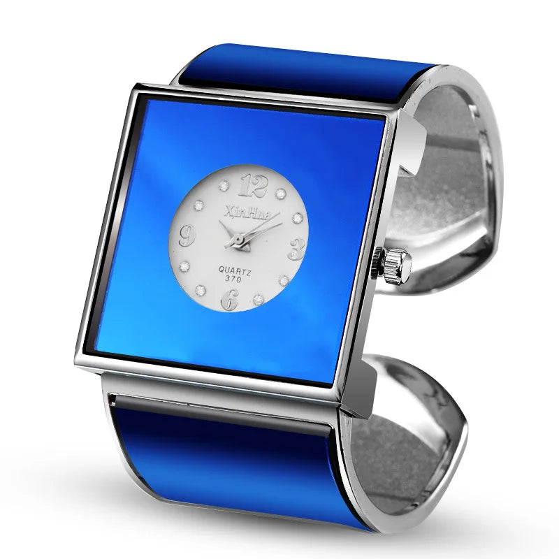 Montre-bracelet à cadran simple pour femme, montres Quart, bracelet de charme élégant, mode décontractée,