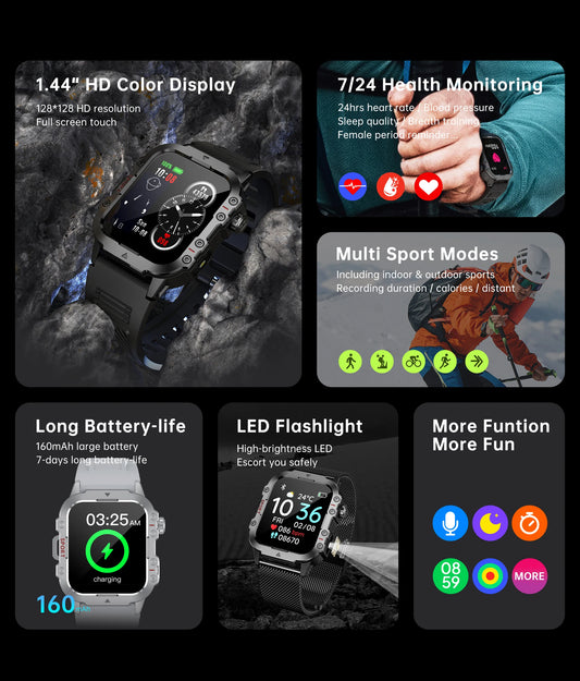 COTAUL - montre intelligente Android 1.44