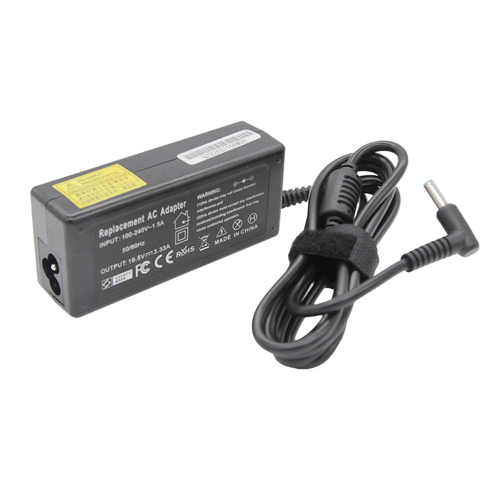 Adaptateur de chargeur pour ordinateur portable, 19.5V, 3,33 a, 65W