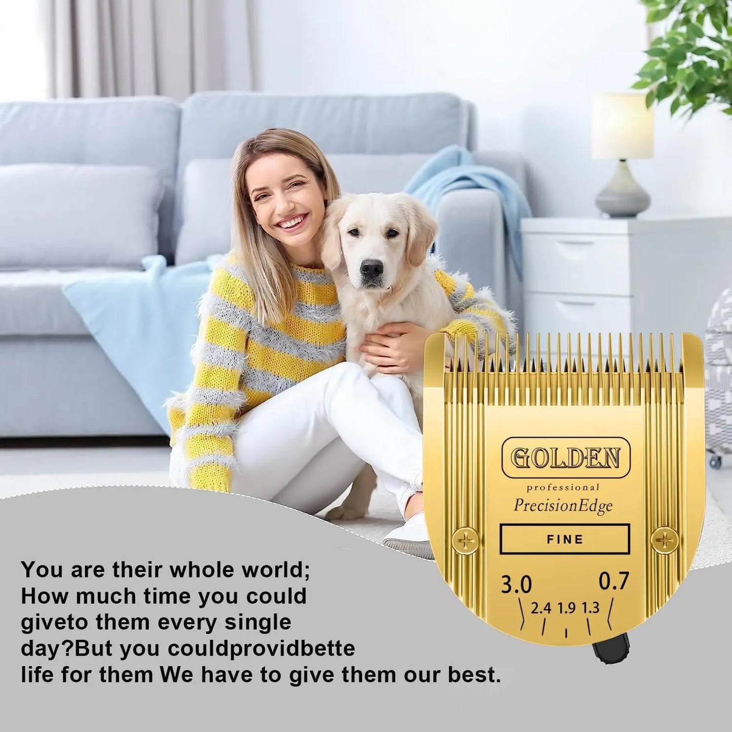 IGEMEI Lame de tondeuse 7190-gold