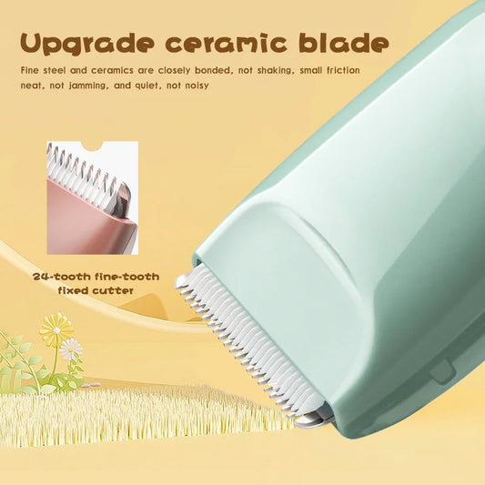 WAIKCanon-Tondeuse à cheveux électrique silencieuse pour bébé