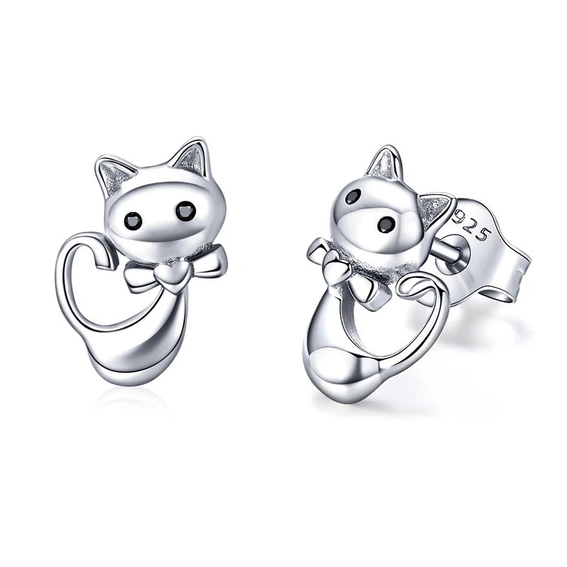 WOSTU boucles d'oreilles cœur fleur 100% argent Sterling 925 perle petites boucles d'oreilles pour femmes mariage fiançailles bijoux cadeaux