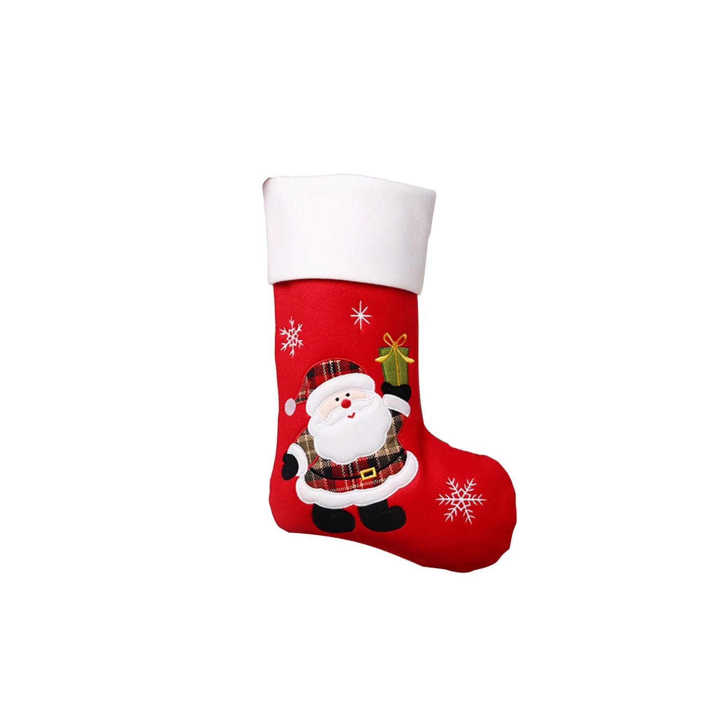 Décorations de noël pour la maison, sac cadeau de bonbons, bas de noël, ornement de noël, décor suspendu pour arbre de noël