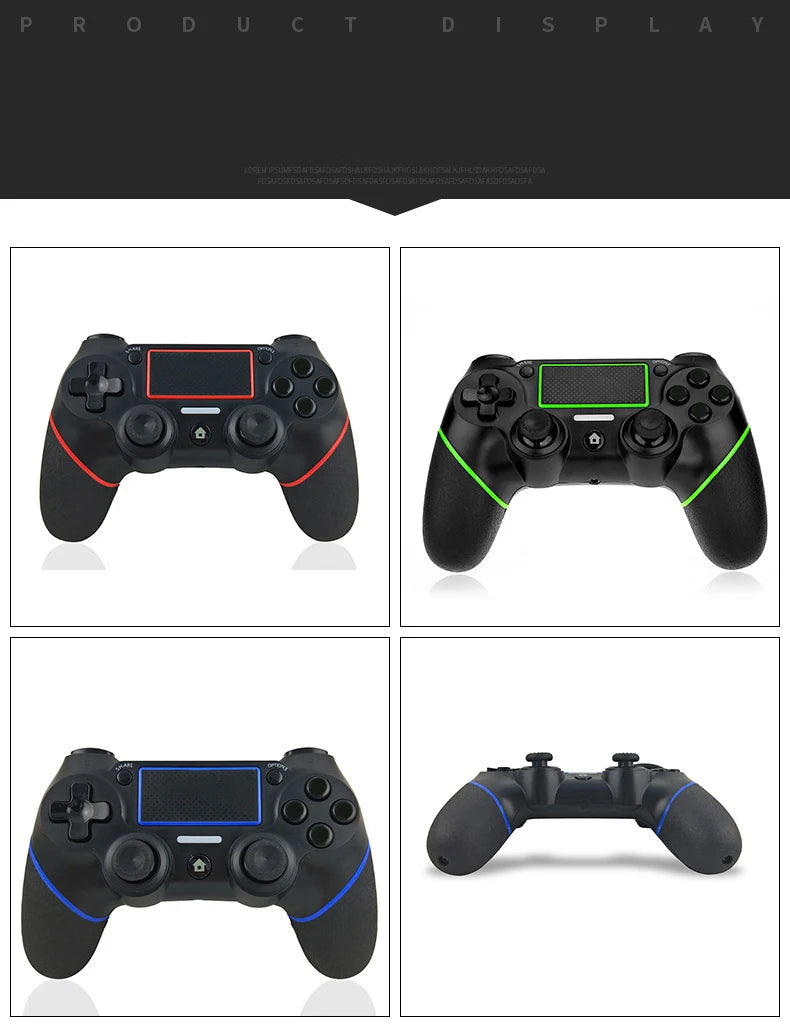 USB Bluetooth Gamepad Wireless Controller for PS4 Playstation PS 4 Play Station Pro Slim PC Remote Control Game Pad Accessories