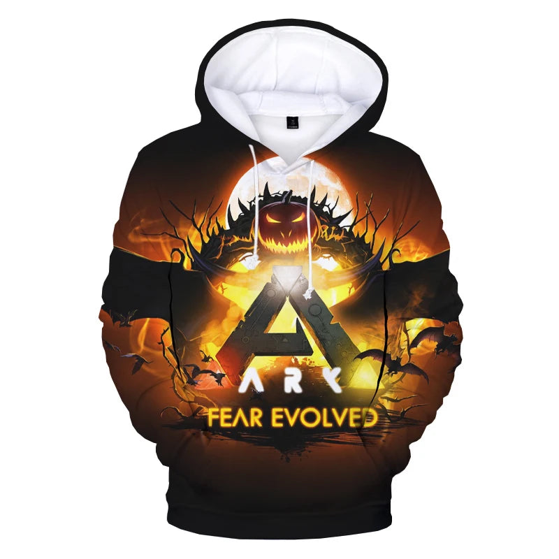 ARK Genesis-Sweats à capuche College en 3D pour hommes, Streetwear Harajuku, Pull Respzed, Sweats à capuche décontractés, Mode pour garçons, Nouveau, 2023