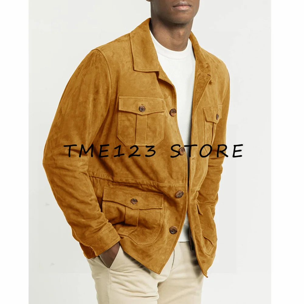 Vestes tendance décontractées en daim pour hommes, costumes élégants pour hommes, costume Social pour hommes, blazer Blaser pour hommes, mariage formel