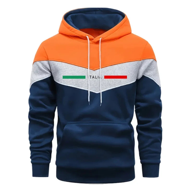 Automne hiver hommes sport survêtement ensemble sweat à capuche décontracté mode urbaine survêtement à capuche pantalons de survêtement italie imprimé tenues