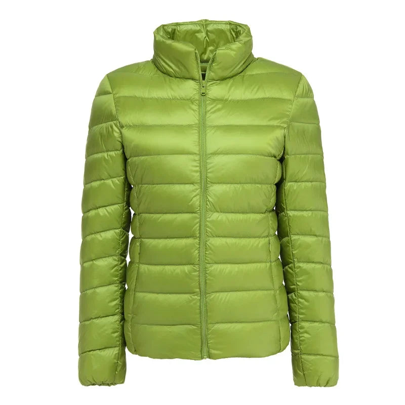 2025 nouveau UZZDSS automne femmes ultraléger mince doudoune 90% duvet de canard blanc vestes à capuche manteaux costume vestes WYRF 1051968
