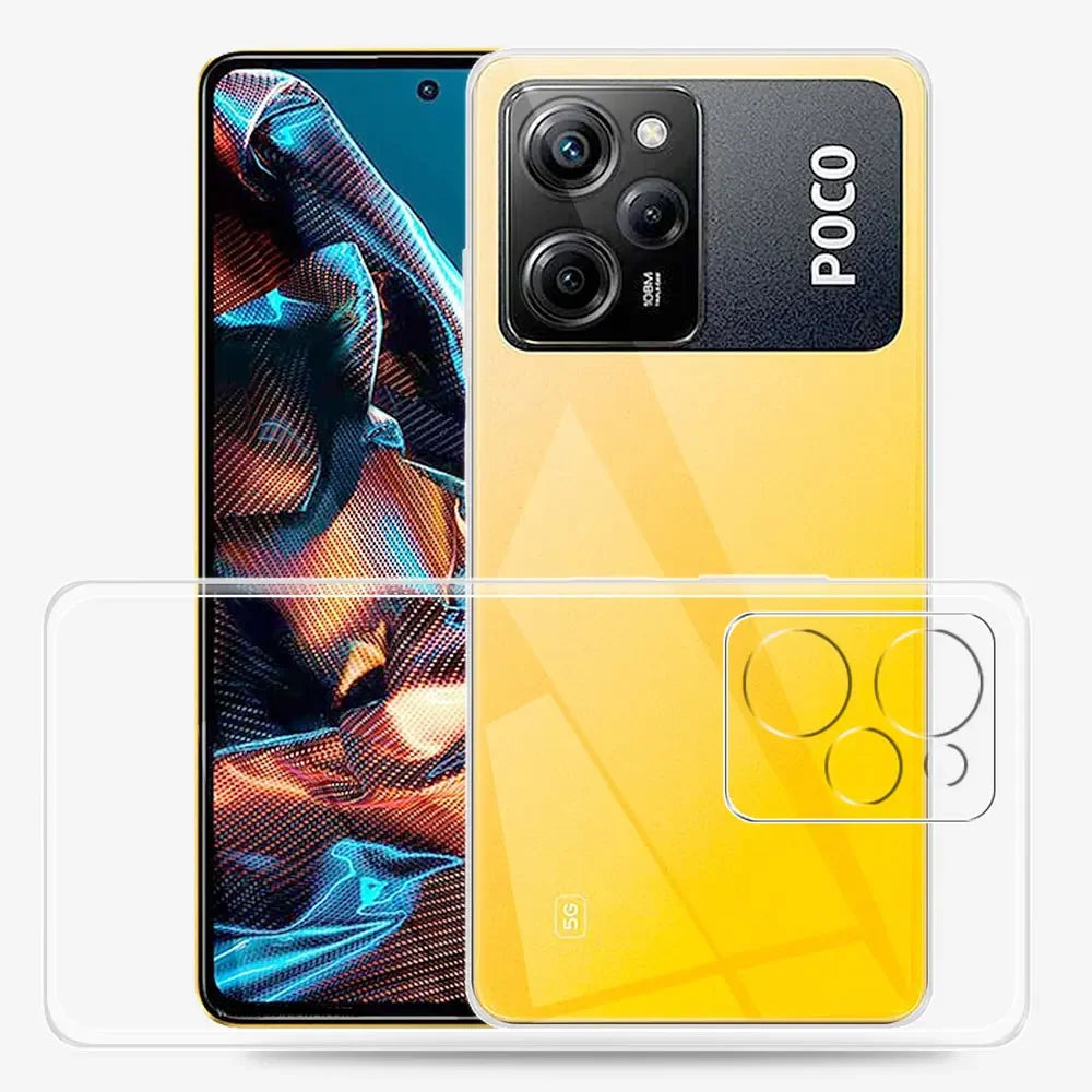 Coque transparente en Silicone TPU pour Xiaomi