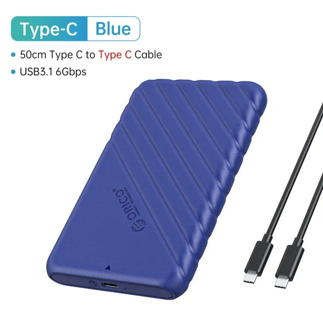 ORICO-Boîtier de disque dur SATA vers USB 2.5, adaptateur pour ordinateur portable, 5 6Gbps HDD SSD, prise en charge UASP, 3.0