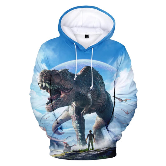ARK Genesis-Sweats à capuche College en 3D pour hommes, Streetwear Harajuku, Pull Respzed, Sweats à capuche décontractés, Mode pour garçons, Nouveau, 2023