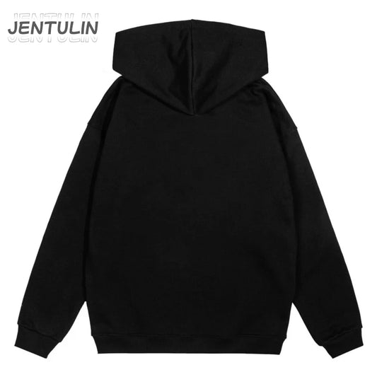 Pull à Capuche avec Imprimé Graphique Antihype pour Homme, Vêtement Streetwear, avec Fermeture Éclair, PVD, Hip Hop, Esthétique, Goth, Y2k, Harajuku