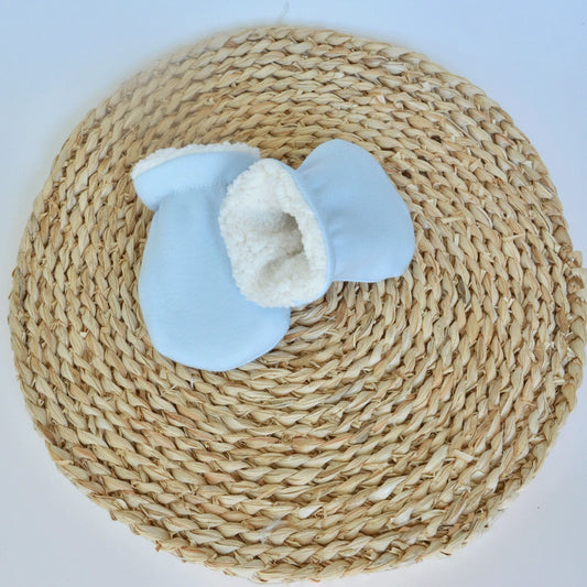 Gants d'hiver doux pour enfants de 0 à 3 ans, mitaines à doigts complets, solides et épais, Anti-grippage, en polaire, chauffe-mains pour tout-petits