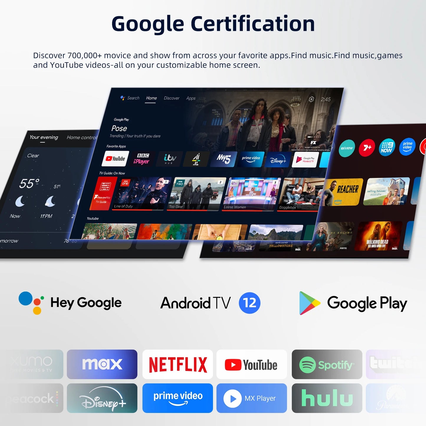 MECOadvocate-Boîtier TV KM2, Android 4K, Amlogic S905X2, 2 Go DDR4, USB 3.0, éventuelles DIF, Ethernet, WiFi, Multi-streamer HDR 10, Widevine L1, décodeur TVBoX