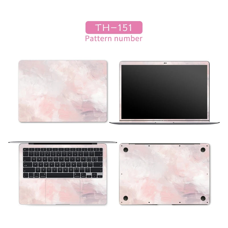 Autocollants Colorés en PVC pour Ordinateur Portable, Accessoire de Bricolage pour Macbook Pro/HP/Acer/Bali/Lenovo, 13, 14, 15.6, 17.3 Pouces