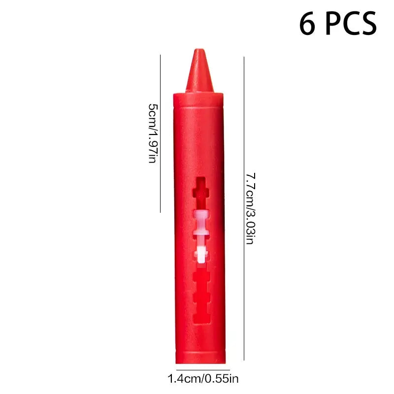 Crayons de bain lavables, 6 pièces, dessin coloré dans la baignoire, faciles à nettoyer, jouet artistique amusant pour enfants, Graffiti, Crayon de salle de bain