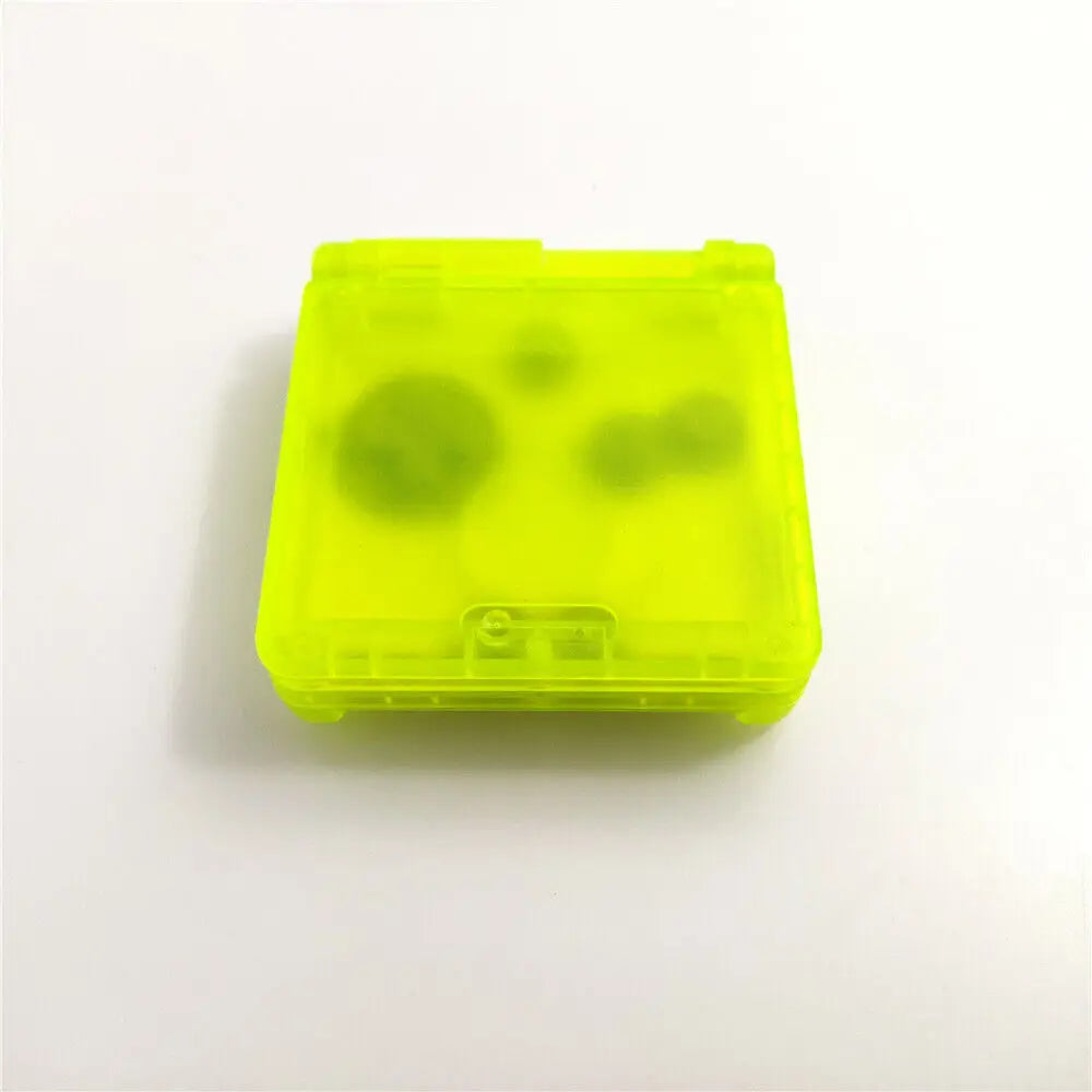 Glow in the Dark Yellow Light Shell Housing Glass Lens Replacement for Game Boy Advance SP GBA SP