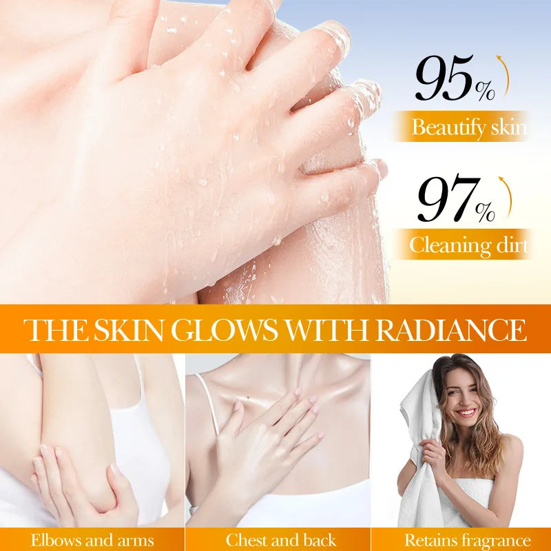 Savon éclaircissant au citron et au curcuma, fait à la main, nettoyage en profondeur, exfoliant pour le corps, douche et visage, soins pour le corps avec filet, 100g