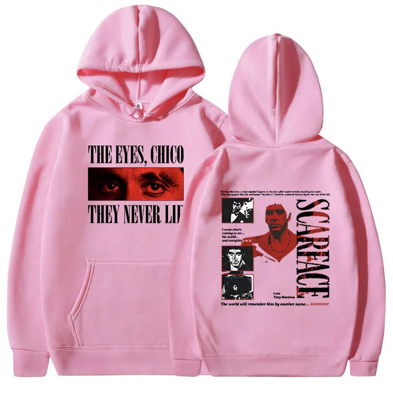 Sweats à capuche classiques Gangsters Movie planchers face pour hommes et femmes, pulls à capuche vintage, pulls gothiques respirants, Tony Montana Al Pac37, PVD