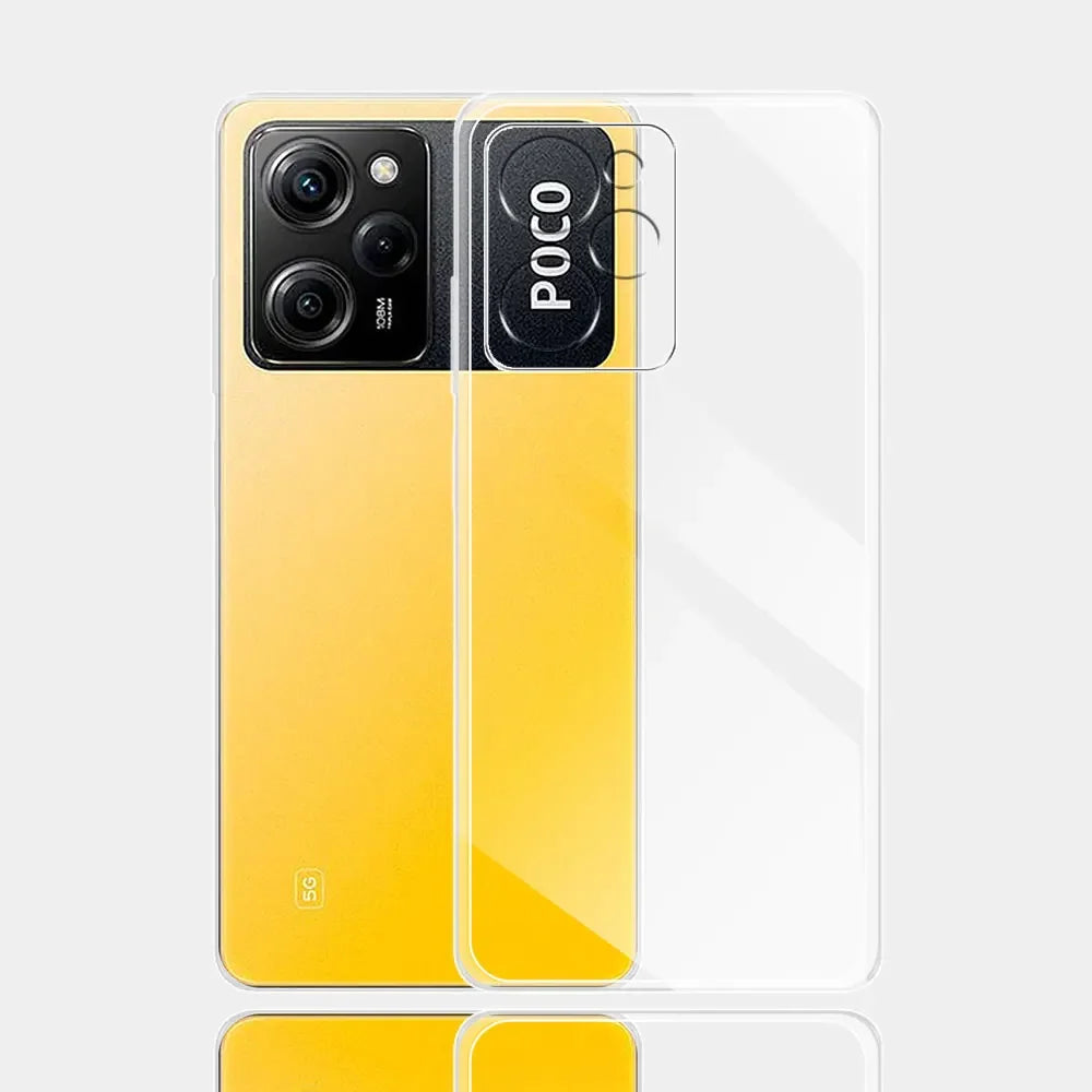 Coque transparente en Silicone TPU pour Xiaomi