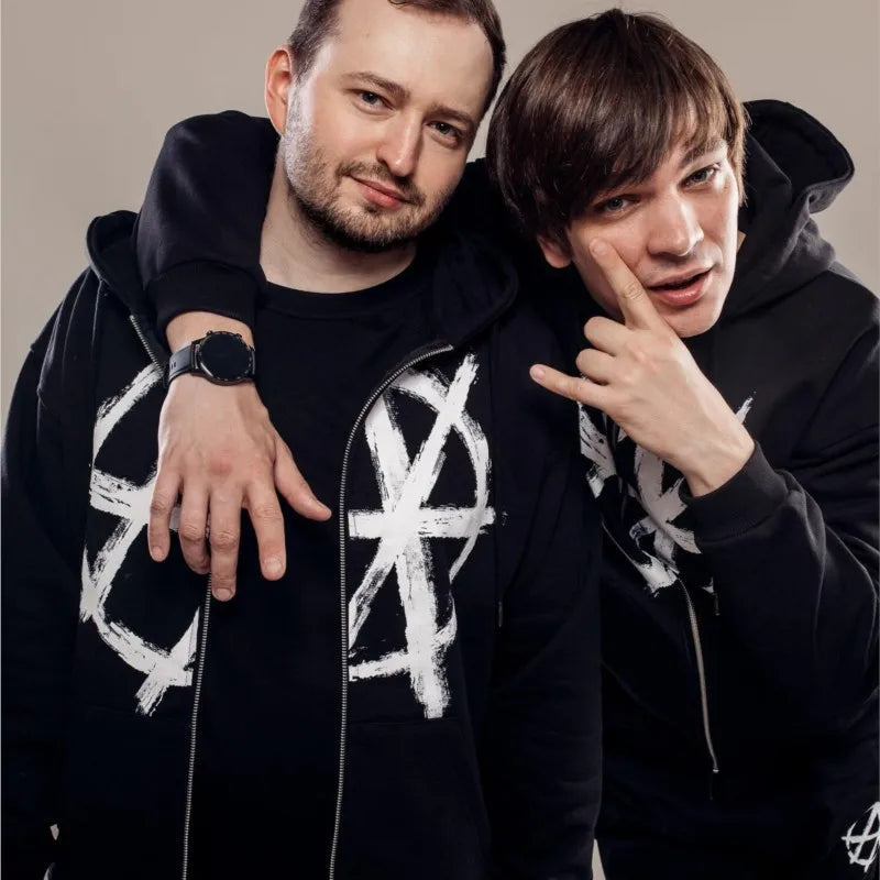 Pull à Capuche avec Imprimé Graphique Antihype pour Homme, Vêtement Streetwear, avec Fermeture Éclair, PVD, Hip Hop, Esthétique, Goth, Y2k, Harajuku