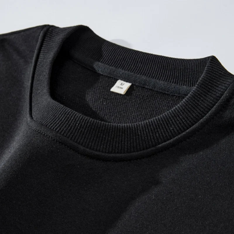 Grande taille hommes sweat pulls pull surdimensionné 6XL 7XL homme col rond manches longues imprimé noir hauts amples vêtements masculins