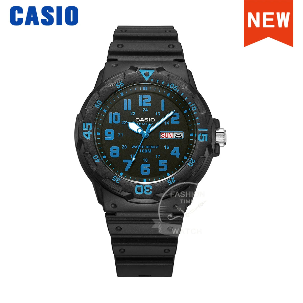Casio montre homme montre de Plongée top marque luxe quartz 100m Étanche Lumineux