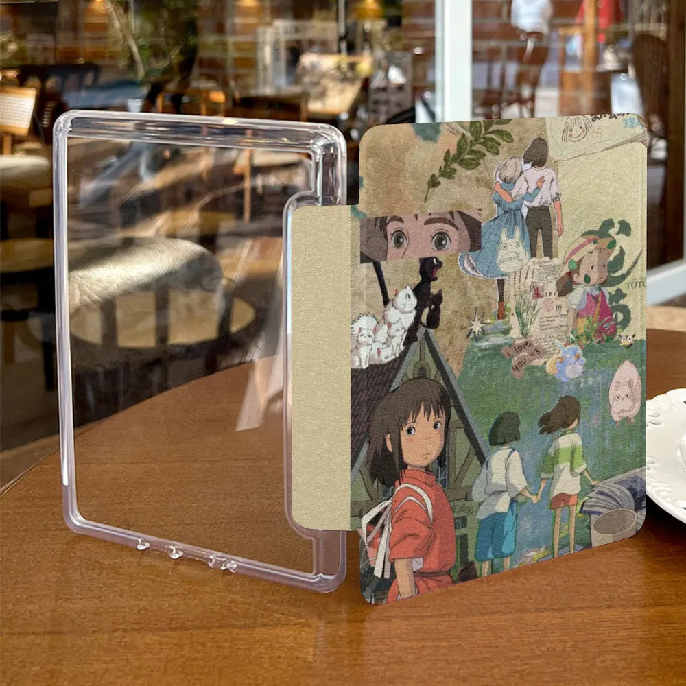 Étui Kindle coque arrière en acrylique avec dragonne
