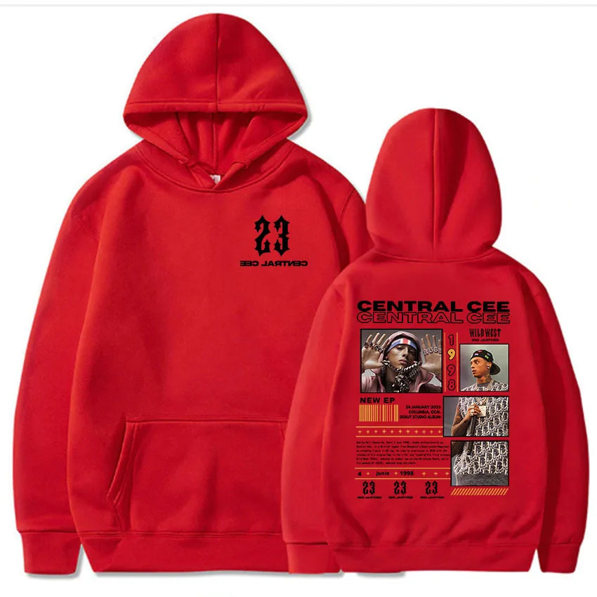 Central Cee-Sweats à capuche College, manches longues, pulls à capuche, streetwear, impression évasée, vêtements de mode, unisexe, CAN'T RUSH GREATNESS