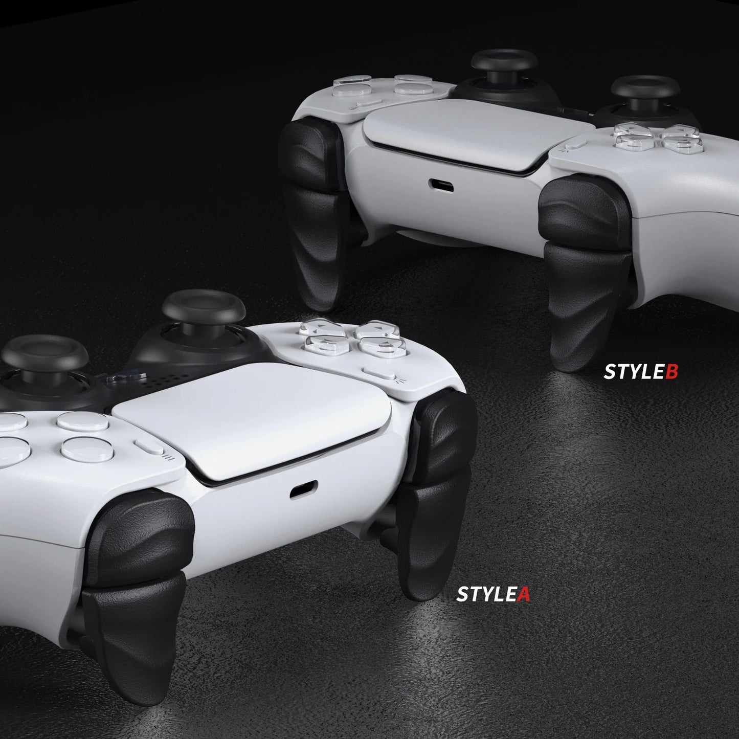 PlayVital DUNE-Launched Button Extension Kit, Trigger Stop, PS5 Controller, PS Portal, PS5 Edge, 3 Colors, 2 Pairs