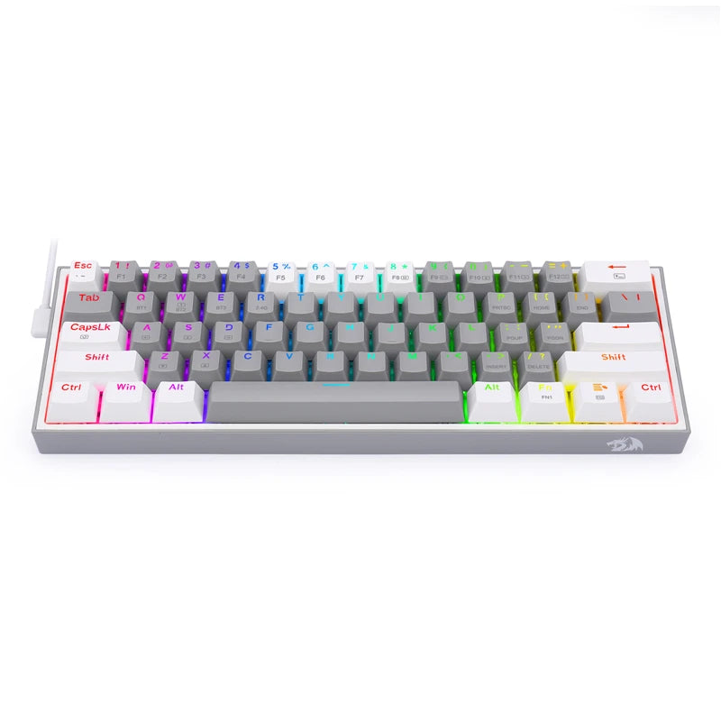 Redragon K616 Pro TKL clavier mécanique rvb sans fil 5.0 BT/2.4 Ghz/filaire trois Modes 60% clavier Bluetooth commutateur rouge linéaire
