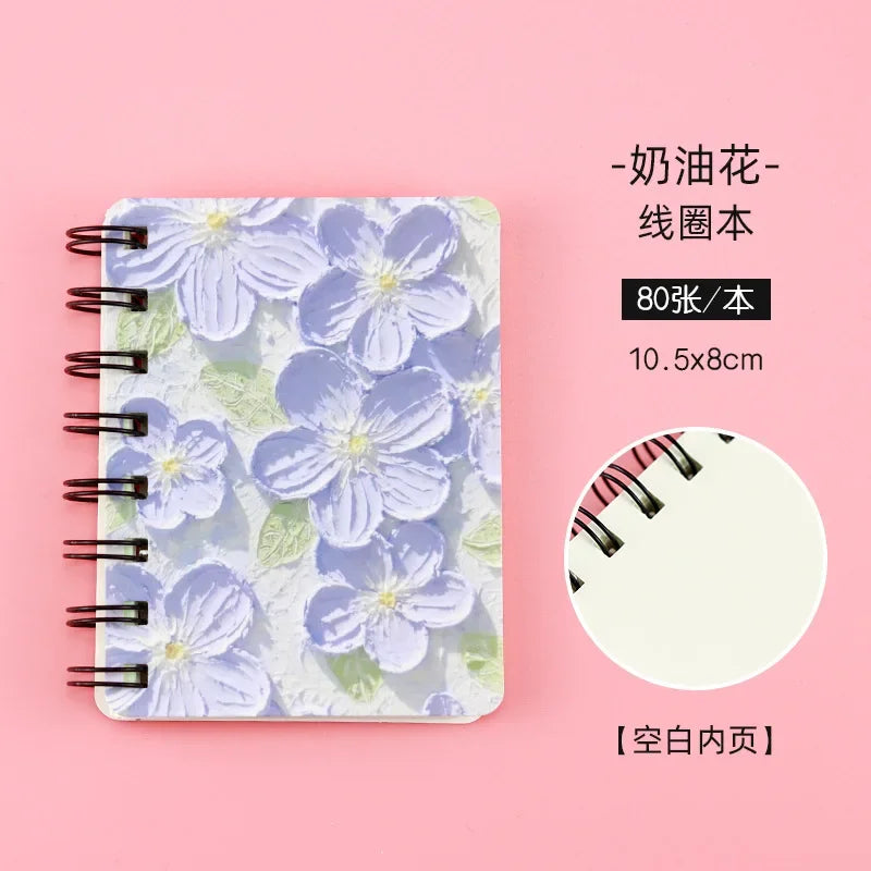 Carnet de notes à spirale A7, Kawaii