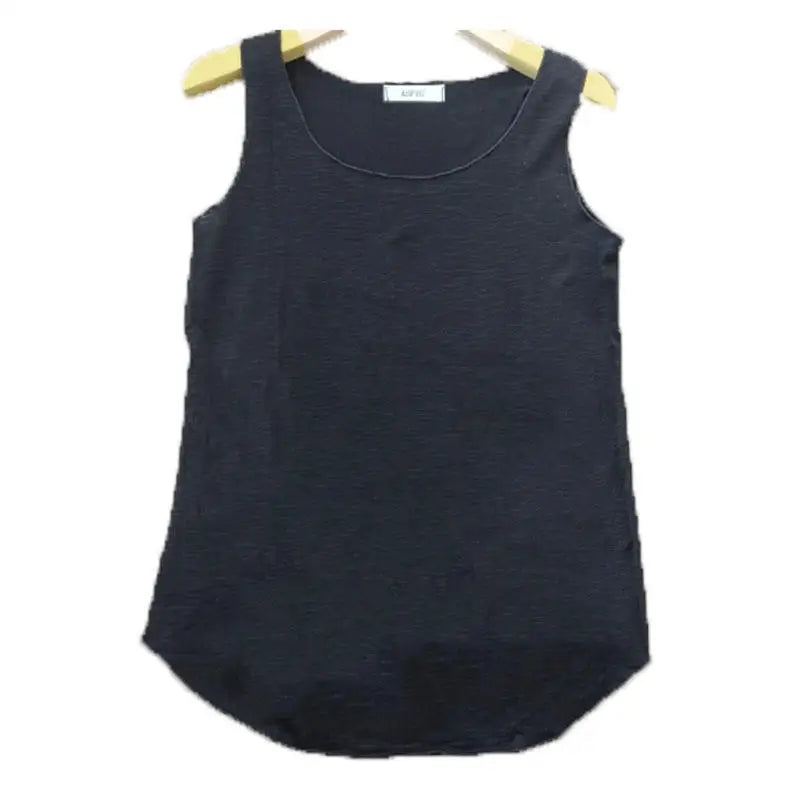 Débardeur de Fitness d'été-T-Shirt ample en coton, grande taille, col rond, Slim, hauts à la mode pour femmes, tenue décontracté