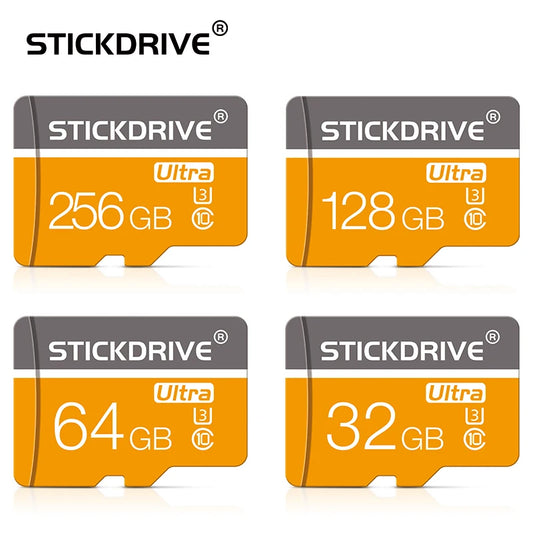 stickdrive - Carte mémoire Micro Flash pour Smartphone, TF, SD, 4 Go, 8 Go, 16 Go, 64 Go, Classe 10, 32 Go, 128 Go, 256 Go