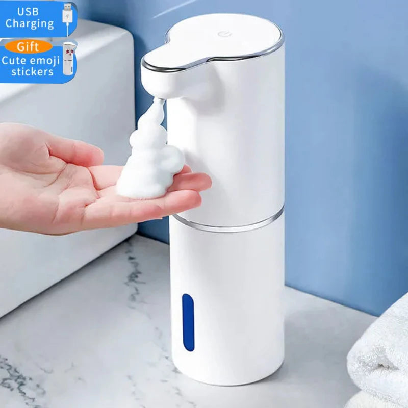 Distributeur automatique de savon en mousse, capteur sans contact, Machine à mousse intelligente USB, pompe distributrice de savon liquide infrarouge de 300ML, désinfectant pour les mains