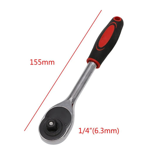 Krachtige-Kit d'outils de réparation pour véhicule, cliquet de couple de 1/4 pouces, vélo, 8 douilles